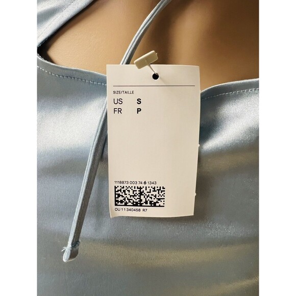 Womens H&M DIVIDED Baby Blue Slip Dress Size Small Read Description - Picture 4 of 6